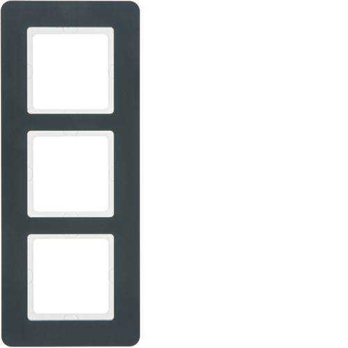 Berker 10136186 Rahmen 3fach, Q.7, anthrazit samt Mesch Shop Berker 10136186 Rahmen 3fach, Q.7, anthrazit samt Mesch Shop